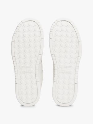 grey suede mix cupsole trainers for men tommy jeans
