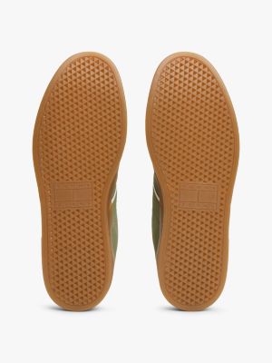 green the greenwich mixed texture trainers for men tommy jeans