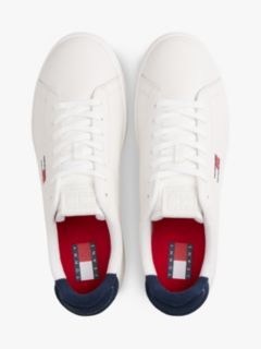 Leather Archive Court Trainers — White 3