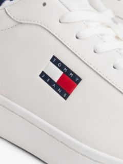 Leather Archive Court Trainers — White 6
