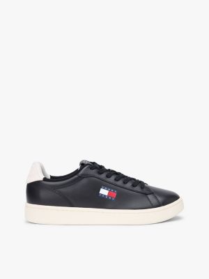 Leather Archive Court Trainers