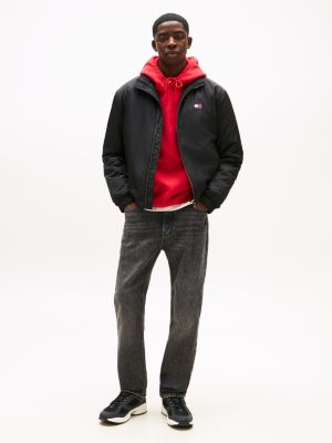 black mixed texture archive runners for men tommy jeans