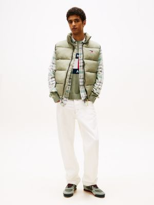 scarponcini in camoscio con suola antiscivolo grigio da uomini tommy jeans