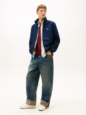 white archive court leather embossed trainers for men tommy jeans