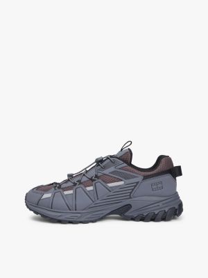 black cleat speed laces outdoor trainers for men tommy jeans