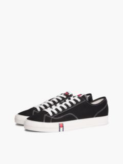 Archive Flag Stripe Canvas Trainers — Black 2