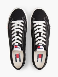 Archive Flag Stripe Canvas Trainers — Black 3