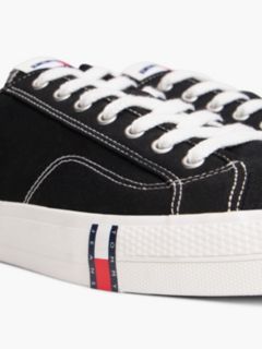Archive Flag Stripe Canvas Trainers — Black 6