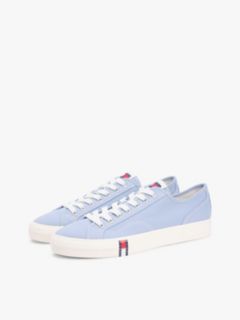 Archive Flag Stripe Canvas Trainers — Blue 2
