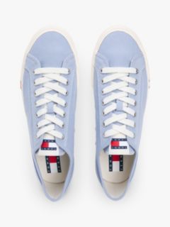 Archive Flag Stripe Canvas Trainers — Blue 3