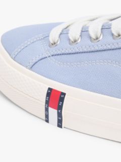 Archive Flag Stripe Canvas Trainers — Blue 6