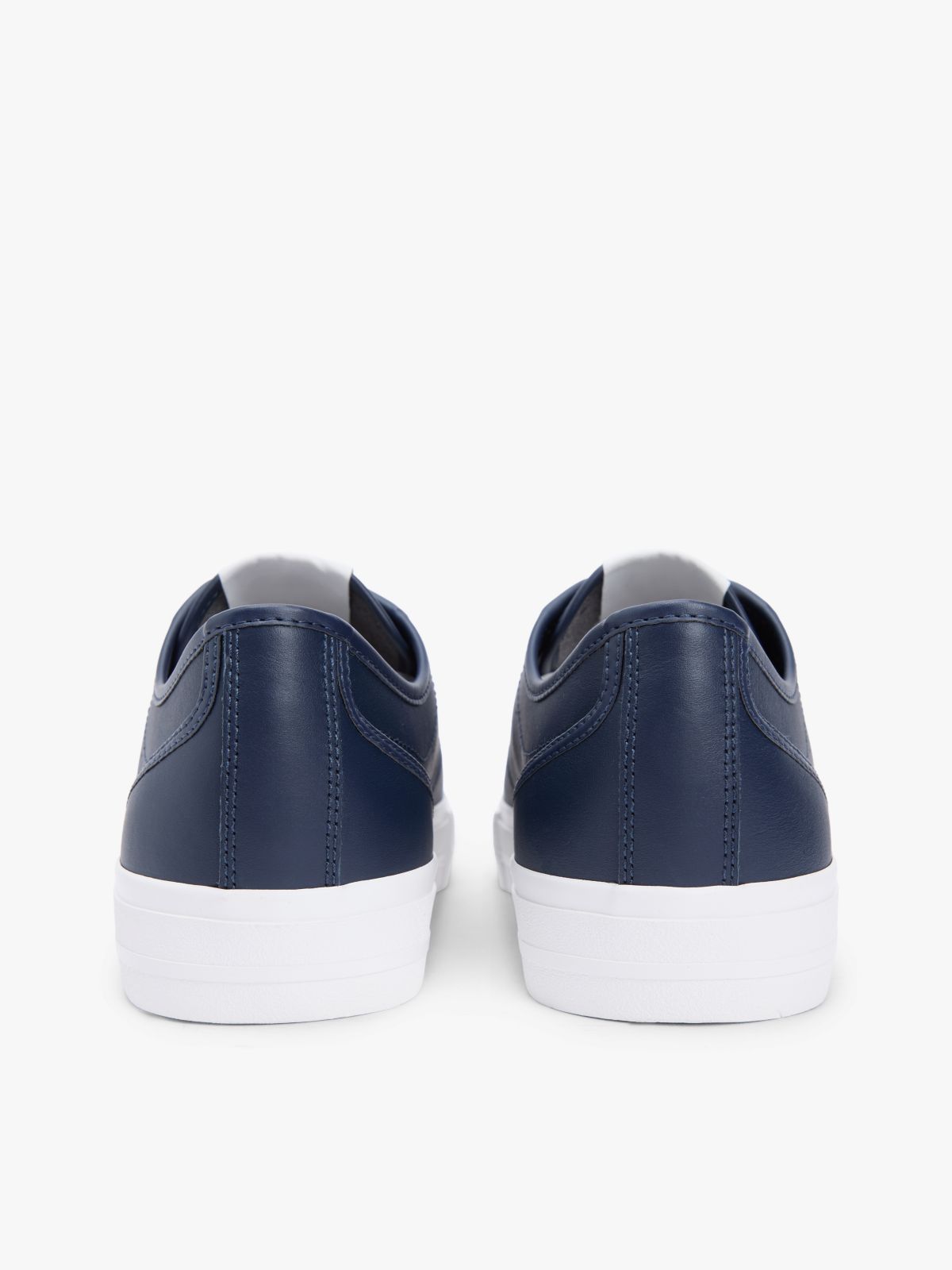 Archive Flag Stripe Leather Trainers — Blue