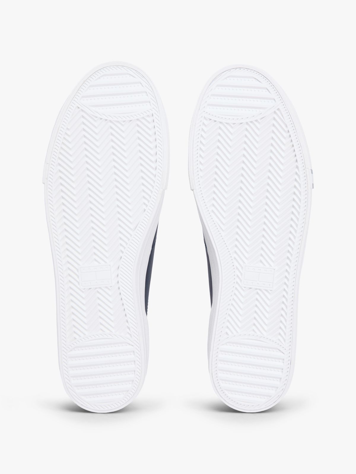 Archive Flag Stripe Leather Trainers — Blue