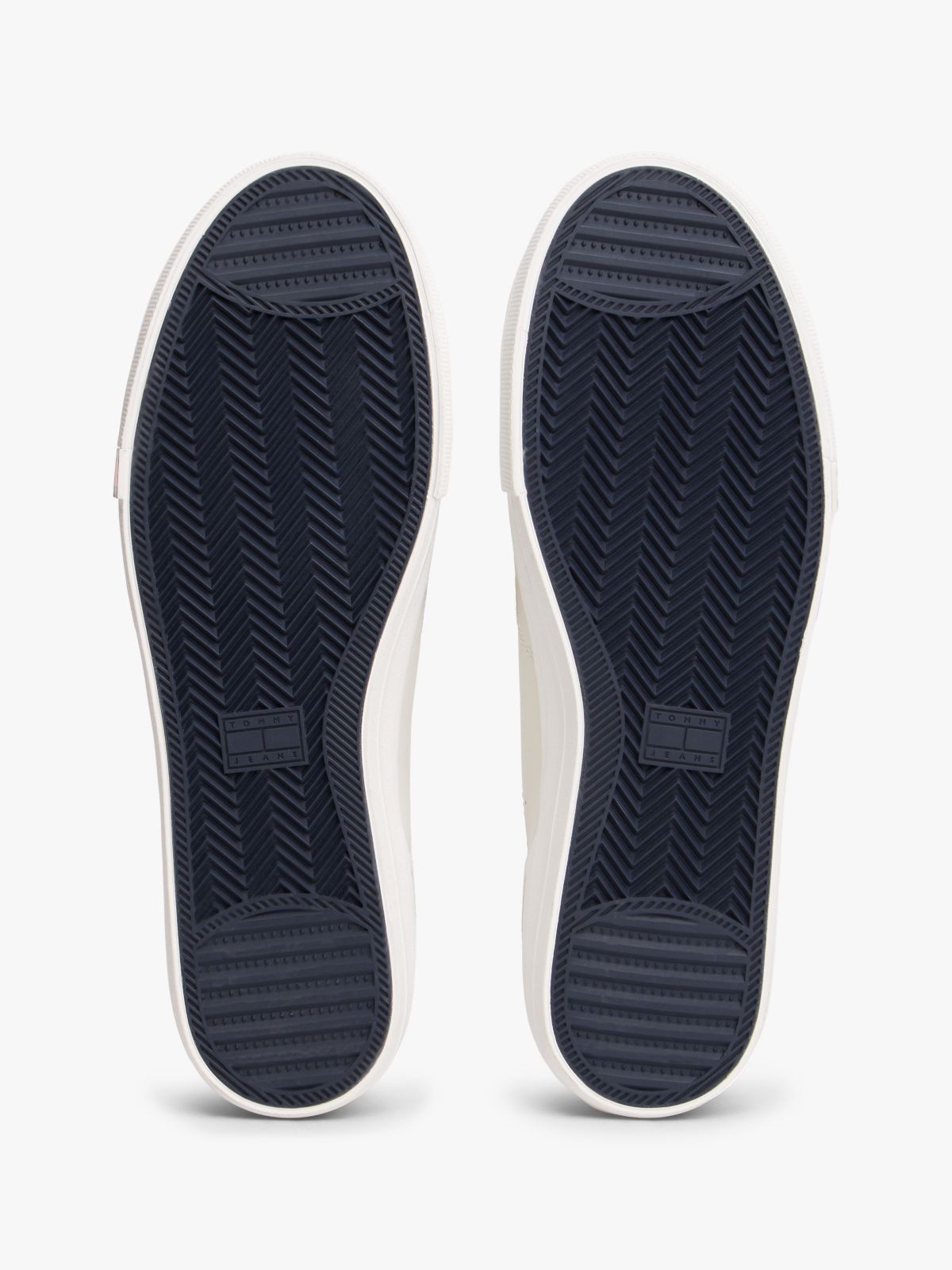 Archive Flag Stripe Leather Trainers — White