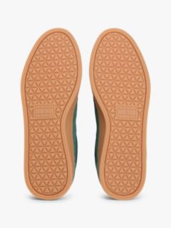 The Greenwich Mixed Texture Trainers — Green 5
