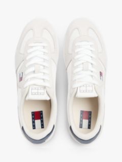 The Greenwich Mixed Texture Trainers — Grey 3