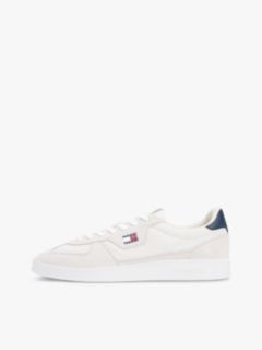 The Greenwich Mixed Texture Trainers — Grey 7