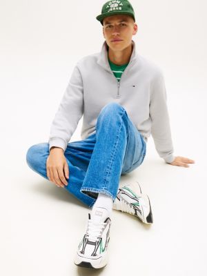 sneakers archive runner bianco da uomini tommy jeans