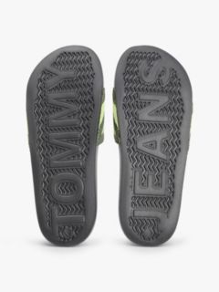 Jacquard Strap Slides — Green 5