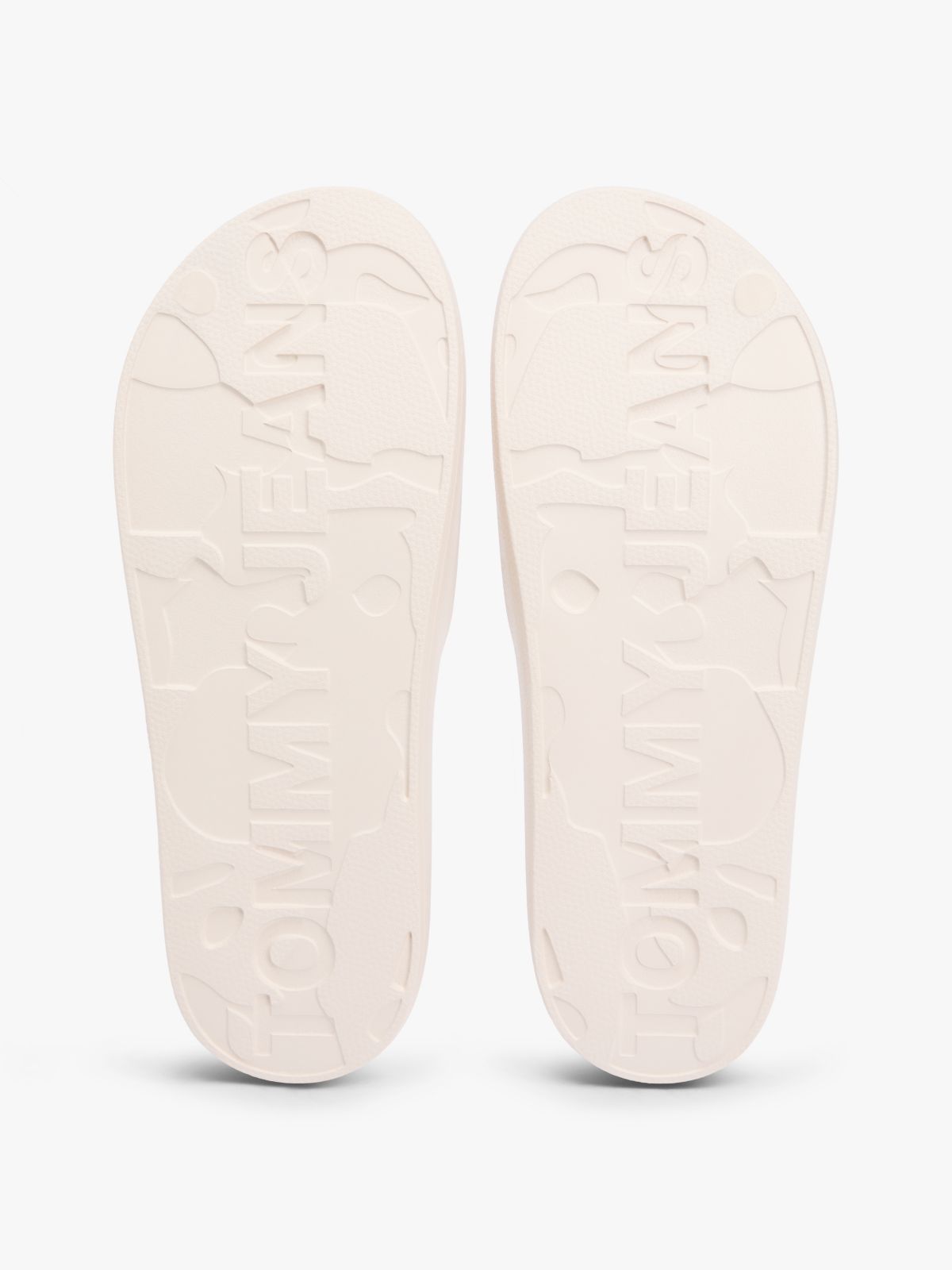 Wavy Flag Logo Slides — Beige