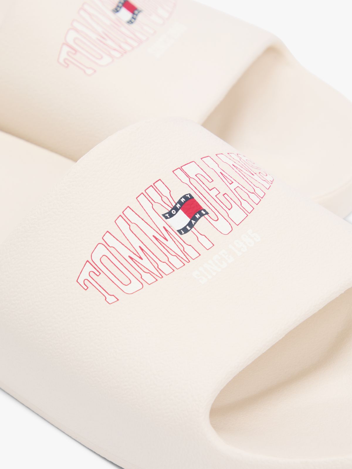 Wavy Flag Logo Slides — Beige
