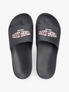 Wavy Flag Logo Slides — Black 3