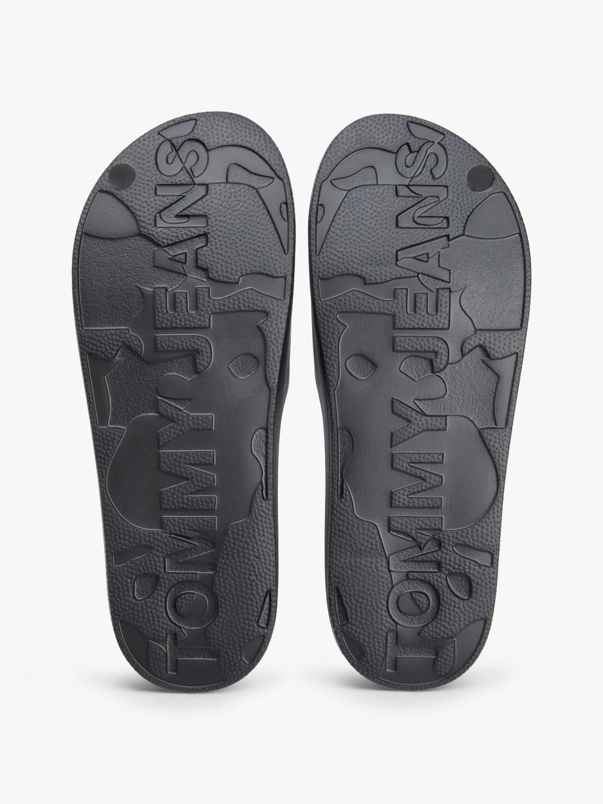 Wavy Flag Logo Slides — Black