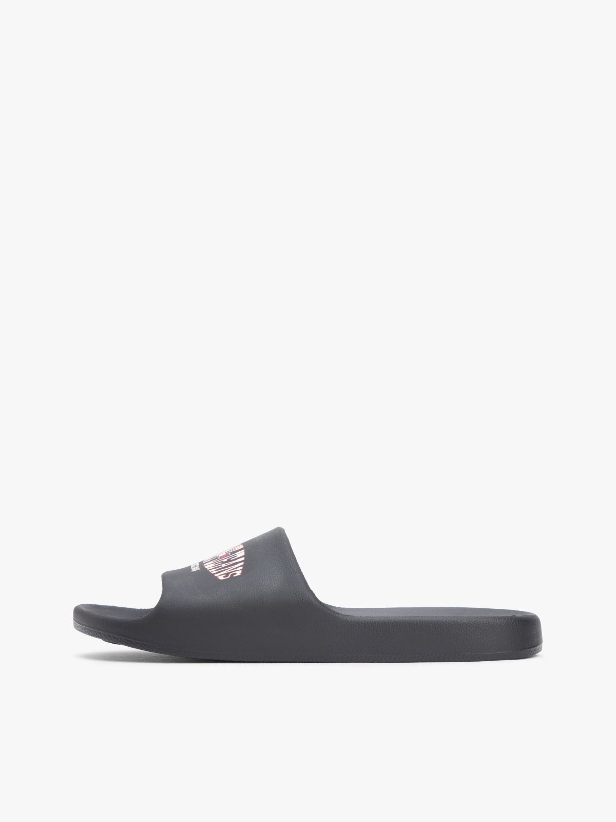 Wavy Flag Logo Slides — Black