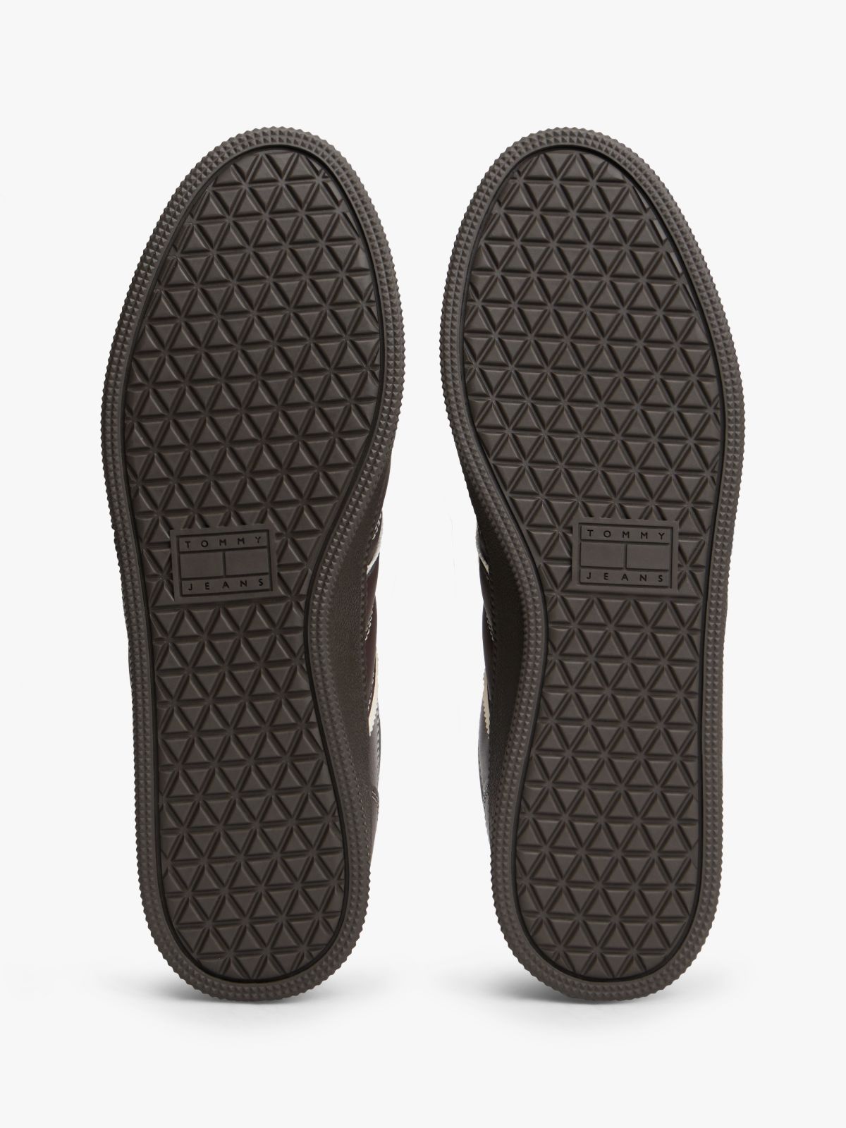 The Greenwich Topstitch Leather Trainers — Brown