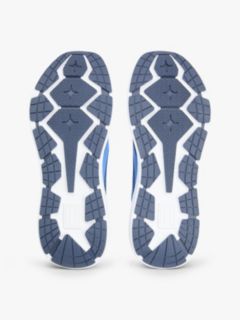 Jacquard Knit Logo Trainers — Blue 5