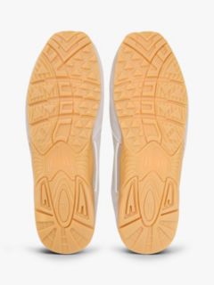 Suede Mixed Texture Archive Runner Trainers — Beige 5