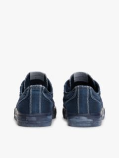 Archive Flag Stripe Washed Canvas Trainers — Blue 4