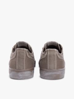 Archive Flag Stripe Washed Canvas Trainers — Brown 4