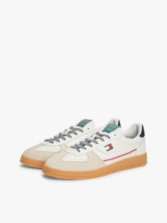 The Greenwich Logo Leather Trainers — White 2