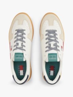 The Greenwich Logo Leather Trainers — White 3