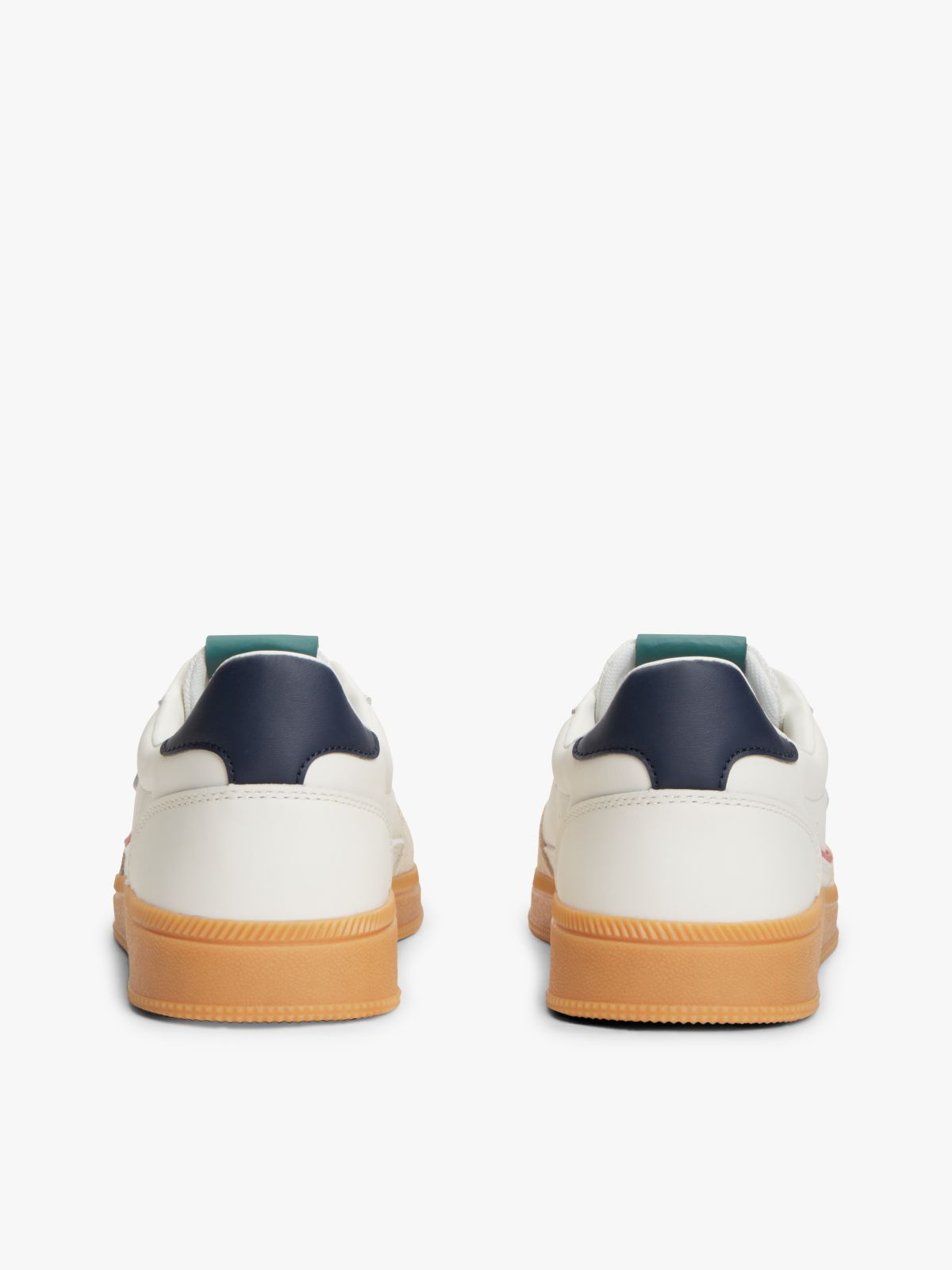 The Greenwich Logo Leather Trainers — White
