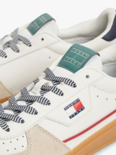 The Greenwich Logo Leather Trainers — White 6