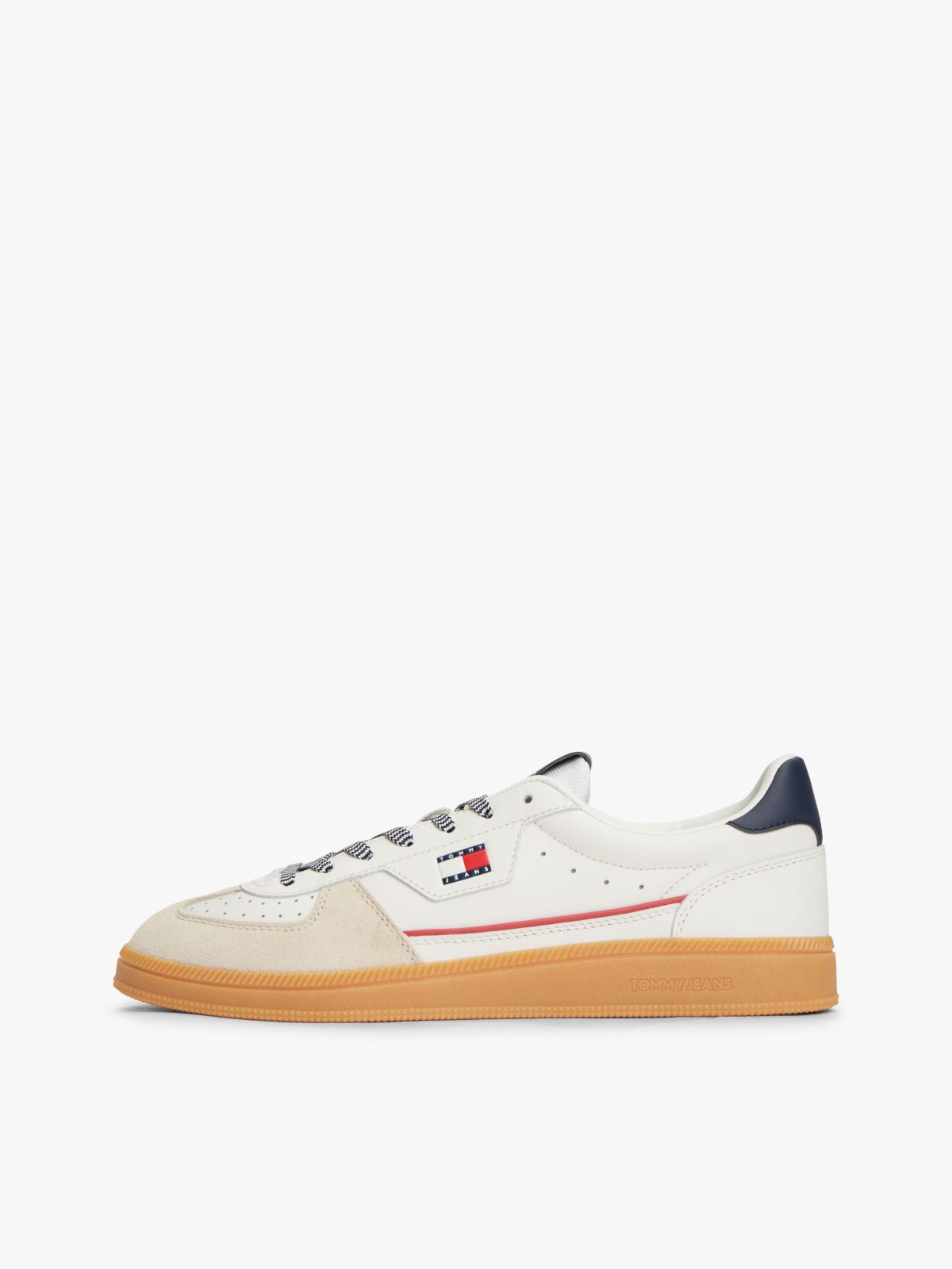 The Greenwich Logo Leather Trainers — White