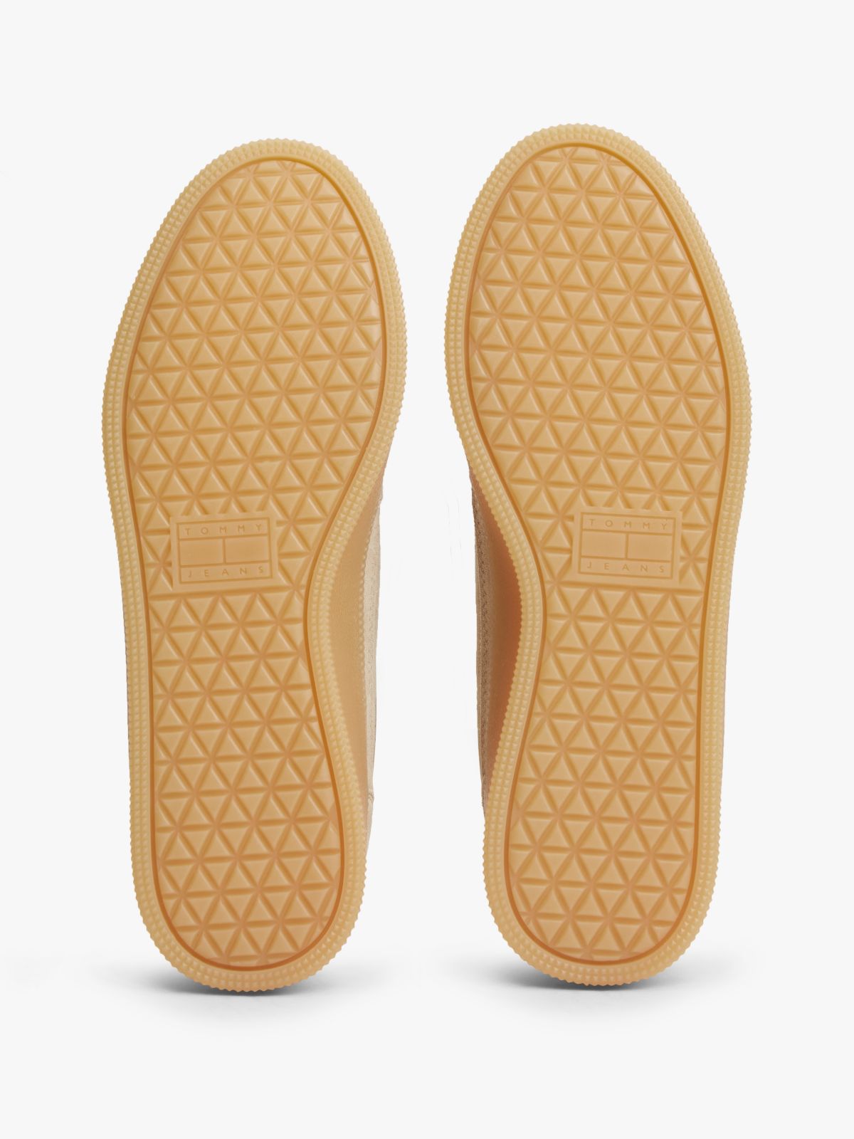 The Greenwich Metallic Logo Suede Trainers — Beige