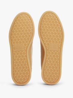 The Greenwich Metallic Logo Suede Trainers — Beige 5