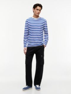 The Greenwich Metallic Logo Suede Trainers — Blue 8