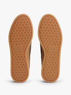 The Greenwich Metallic Logo Suede Trainers — Brown 5
