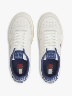 Leather Bandana Print Archive Court Trainers — Multi 3