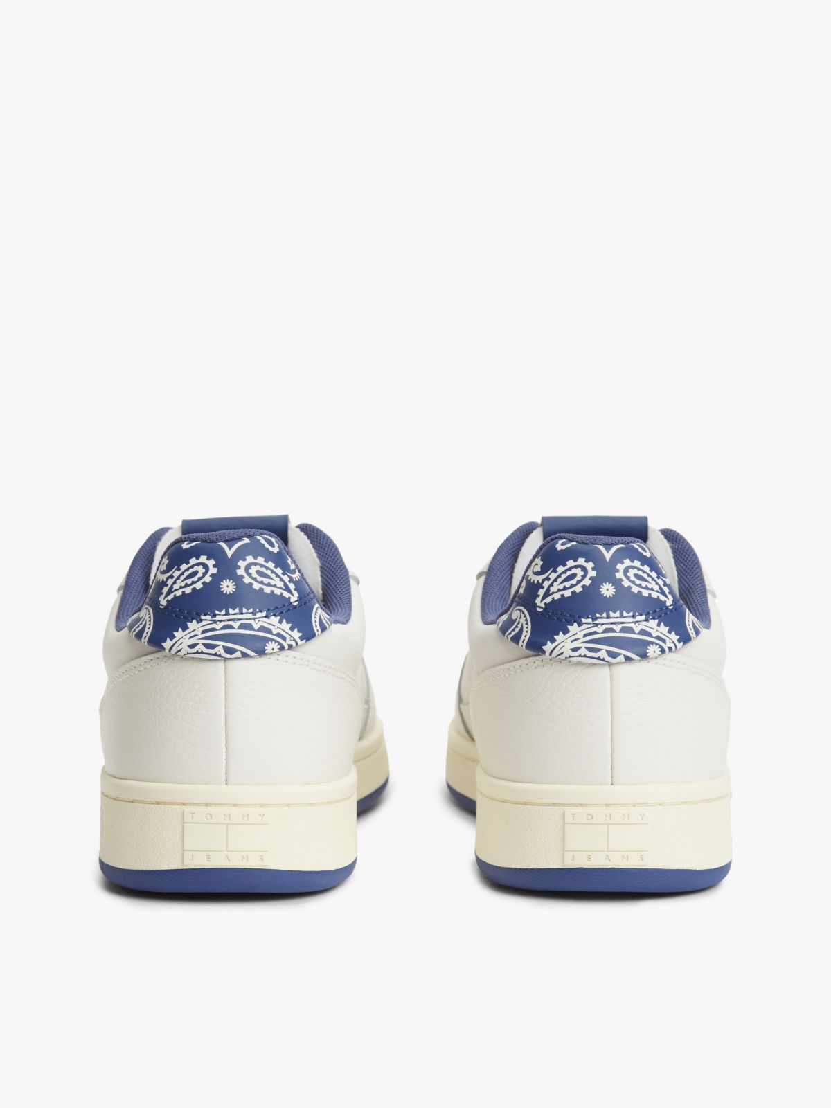 Leather Bandana Print Archive Court Trainers — Multi