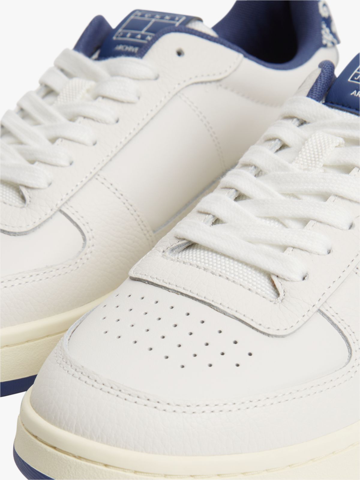 Leather Bandana Print Archive Court Trainers — Multi