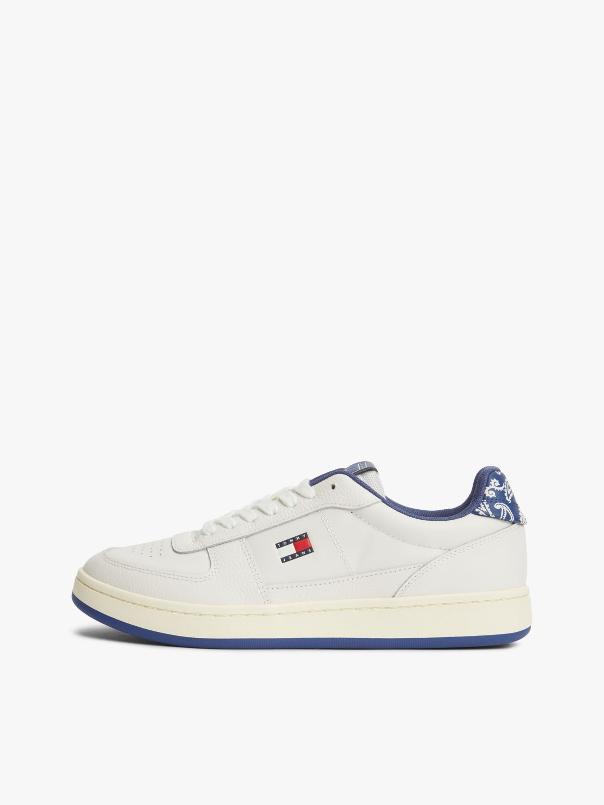 Leather Bandana Print Archive Court Trainers — Multi
