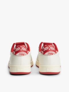 Leather Bandana Print Archive Court Trainers — Multi 4