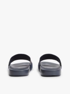 Logo Strap Pool Slides — Blue 4