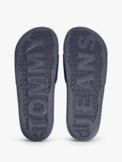 Logo Strap Pool Slides — Blue 5