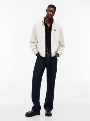 black archive leather cleat t-bar shoes for men tommy jeans